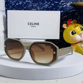 TRIOMPHE SQUARE SUNGLASS 566741 IN IVORY ACETATE