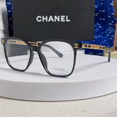 SQUARE SUNGLASSES 632030 IN BLACK ACETATE CLEAR LENSES