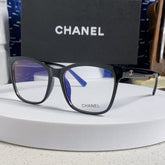SQUARE SUNGLASSES 3392 IN BLACK ACETATE CLEAR LENSES