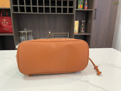 ALPIN BACKPACK 37 IN BROWN LAMBSKIN AND GOYARDINE CANVAS