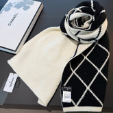 CHANEL 25S SCARF 180 CM IN WOOL CASHMERE 943032