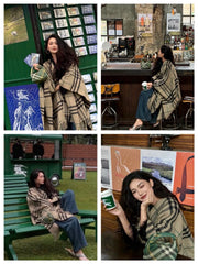 BURBERRY 25S PLAID KNITTED SCARF 153