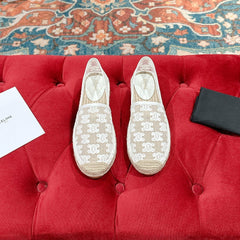 ESPADRILLES IN WHITE MESH