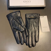 TOUCHSCREEN LAMBSKIN GLOVES BLACK 456312