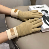 GLOVES IN TORTILLA BROWN WOOL 462255