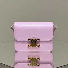 MINI CLAUDE 22 SHINY CALFSKIN LIGHT PINK