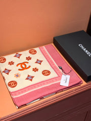 CHANEL 25S SCARF 140 IN CASHMERE 931507
