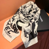 CHANEL 25S SCARF 135 CM IN CASHMERE SILK 941790