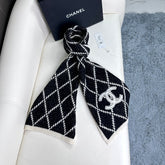 CHANEL 25S SCARF 180 IN WOOL 989768