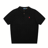 RALPH LAUREN SHORT-SLEEVE POLO KNIT SWEATER STYLE 434