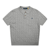 RALPH LAUREN SHORT-SLEEVE POLO KNIT SWEATER STYLE 435