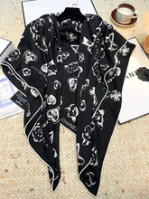 CHANEL 25S SCARF 140 CM IN CASHMERE SILK 943924