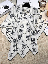 CHANEL 25S SCARF 140 CM IN CASHMERE SILK 943923