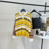 CELINE LONG-SLEEVE POLO SWEATER 275977