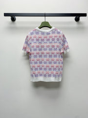 GUCCI SHORT-SLEEVE KNIT TOP 232146