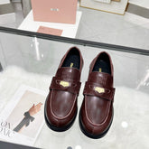 PENNY LOAFERS IN DARK BROWN CALFSKIN