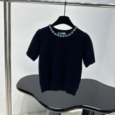 PRADA 25S BEADED CREW NECK SWEATER 313