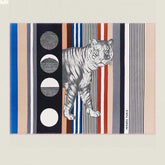 TIGRE BAYADERE BLANKET 170 CM IN COLORFUL CASHMERE 390805