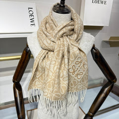 LOEWE 25S SCARF 180 IN CASHMERE WOOL 706575