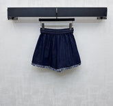 ZIMMERMAN 25S HIGH WAIST DENIM SHORTS 264693