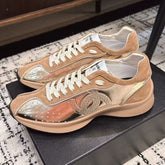 CLASSIC SNEAKERS IN PERU BROWN SHEEPSKIN AND SUEDE