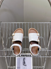 MINO SANDAL IN WHITE CALFSKIN