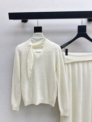 DIOR 25S KNIT SKIRT SET 588