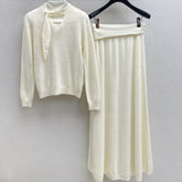 DIOR 25S KNIT SKIRT SET 588