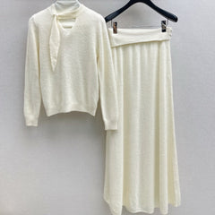 DIOR 25S KNIT SKIRT SET 588