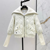 DIOR 25S COTTON JACKET WITH SHEARLING LINING 595