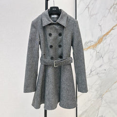 DIOR 25S DOUBLE-BREASTED COLLARED DRESS 590