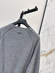 DIOR 25S FLORAL EMBROIDERED CASHMERE SWEATER 593