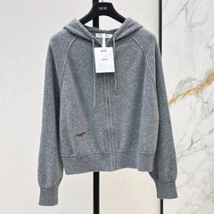 DIOR 25S FLORAL EMBROIDERED HOODIE 592