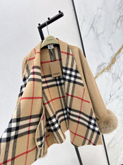 BURBERRY 25S REVERSIBLE KNIT COAT 252