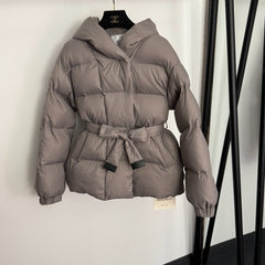 MAX MARA 25S LONG-SLEEVE COTTON HOODED JACKET 221