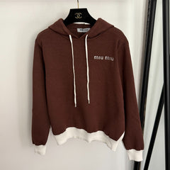 MIUMIU KNIT TOP AND STRAIGHT-LEG PANTS SET STYLE 857