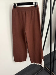 MIUMIU KNIT TOP AND STRAIGHT-LEG PANTS SET STYLE 857