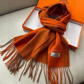 HERMES 25S SCARF 180 IN CASHMERE 989576