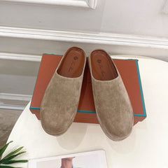 LP 25S MULES IN MOCHA BROWN SUEDE