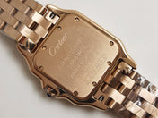 PANTHERE DE CARTIE QUARTZ PINK GOLD CASE