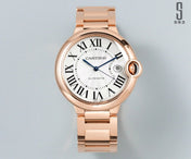 BALLON BLEU DATE ROSE GOLD WHITE DIAL