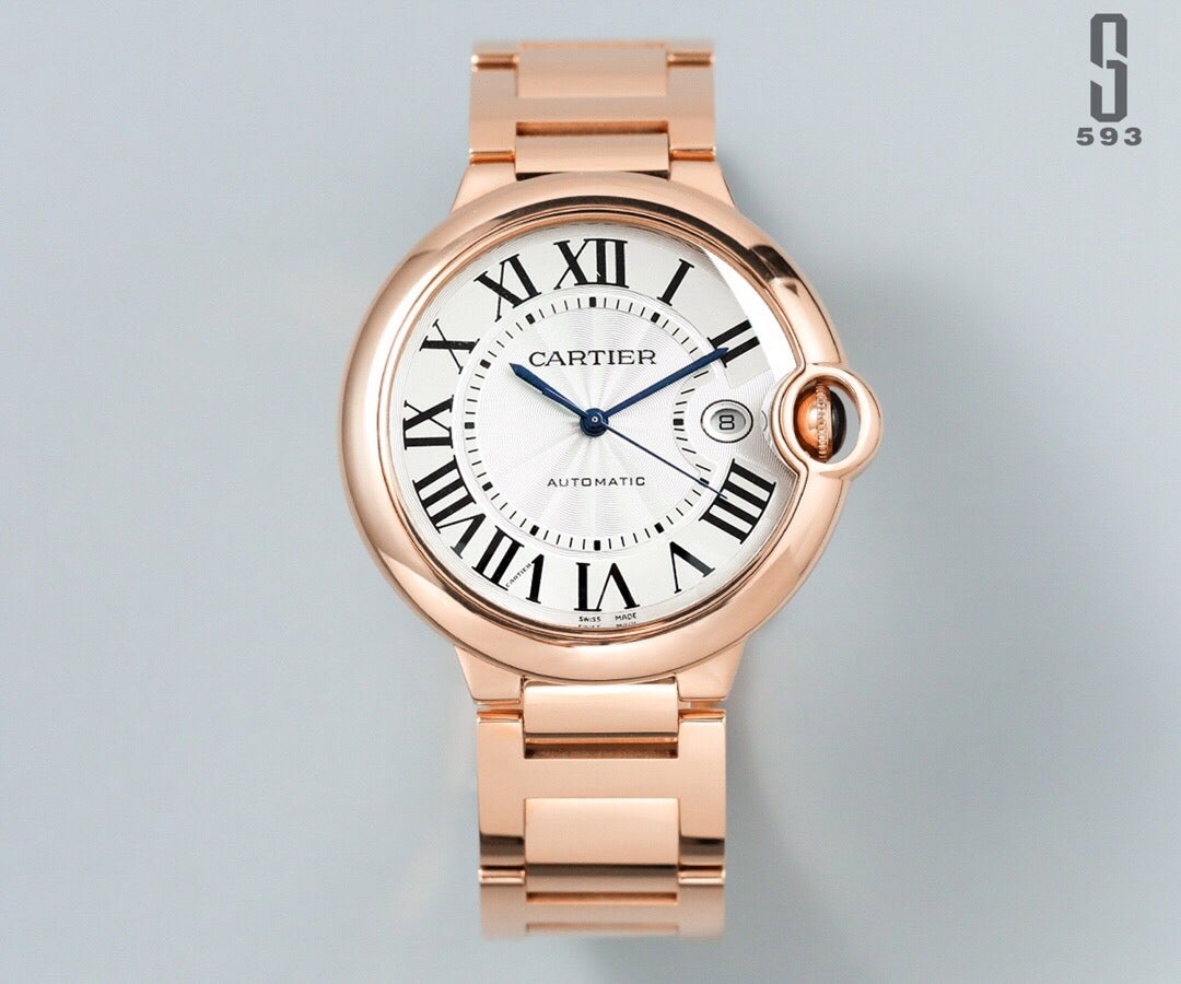 BALLON BLEU DATE ROSE GOLD WHITE DIAL