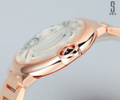 BALLON BLEU DATE ROSE GOLD WHITE DIAL