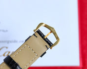 TANK MUST SMALL GOLD LEATHER STRAP WHITE DIAL