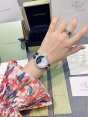 LADY ARPELS WATCHS PINK GOLD DIAMOND PAVED