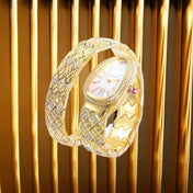 SERPENTI SPIGA 35 GOLD WHITE DIAL