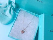 HEART AND KEY SILVER NECKLACE