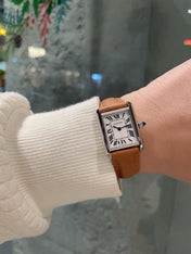 TANK MUST STEEL BROWN EPSOM LEATHER