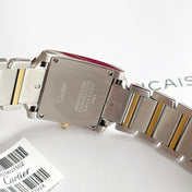 TANK FRANCAISE 25 GOLD STEEL WHITE DIAL