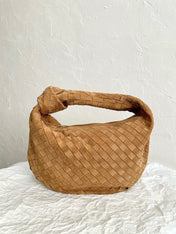 BV TEEN JODIE 36CM BROWN SUEDE LEATHER